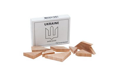 UKRAINE pocket puzzle | Міні головоломка ЗАМОРОЧКА 9001en фото