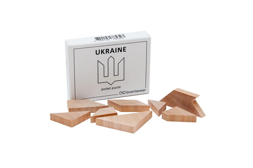 UKRAINE pocket puzzle | Міні головоломка ЗАМОРОЧКА 9001en фото